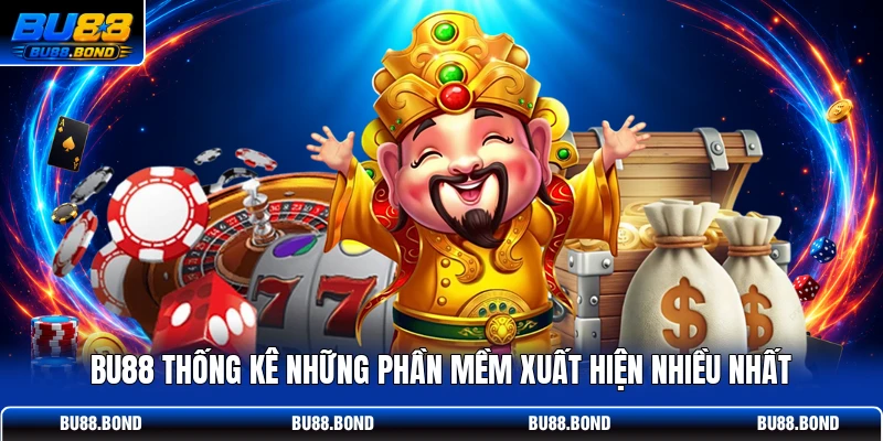 BU88 thống kê những phần mềm xuất hiện nhiều nhất