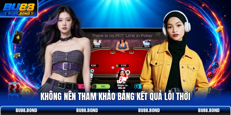 Không nên tham khảo bảng kết quả lỗi thời