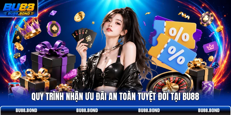 Quy trình nhận ưu đãi an toàn tuyệt đối tại BU88