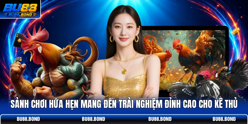 Sảnh chơi hứa hẹn mang đến trải nghiệm đỉnh cao cho kê thủ