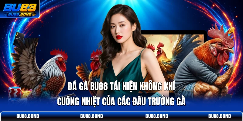 Đá Gà BU88 - Điểm Hẹn Phát Sóng Trực Tiếp Sắc Nét 4K Đá gà BU88 tái hiện không khí cuồng nhiệt của các đấu trường gà