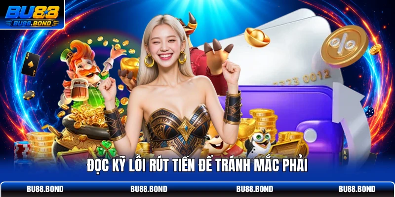Đọc kỹ lỗi rút tiền để tránh mắc phải